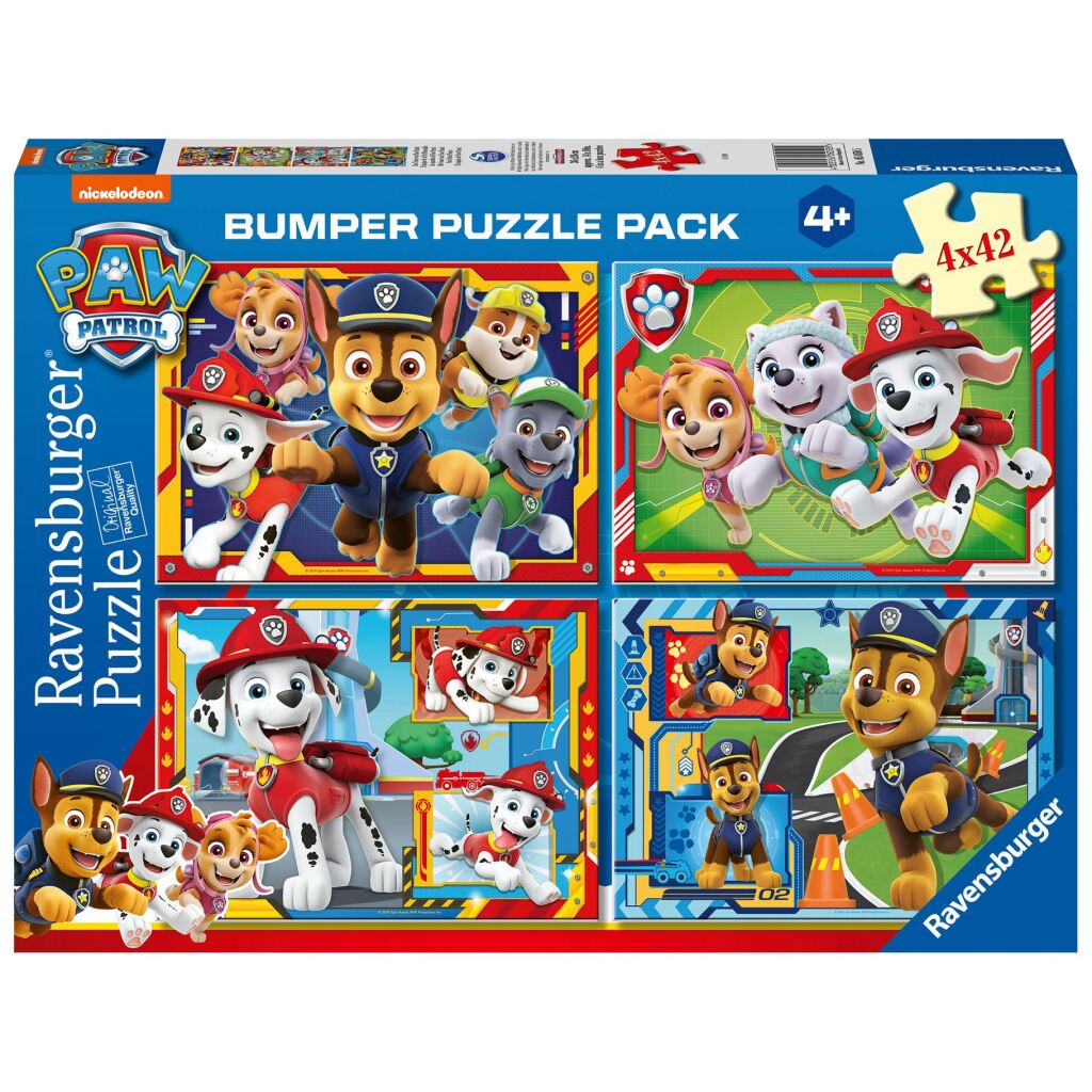 Ravensburger Puzzel Paw Patrol 4x42 Stukjes