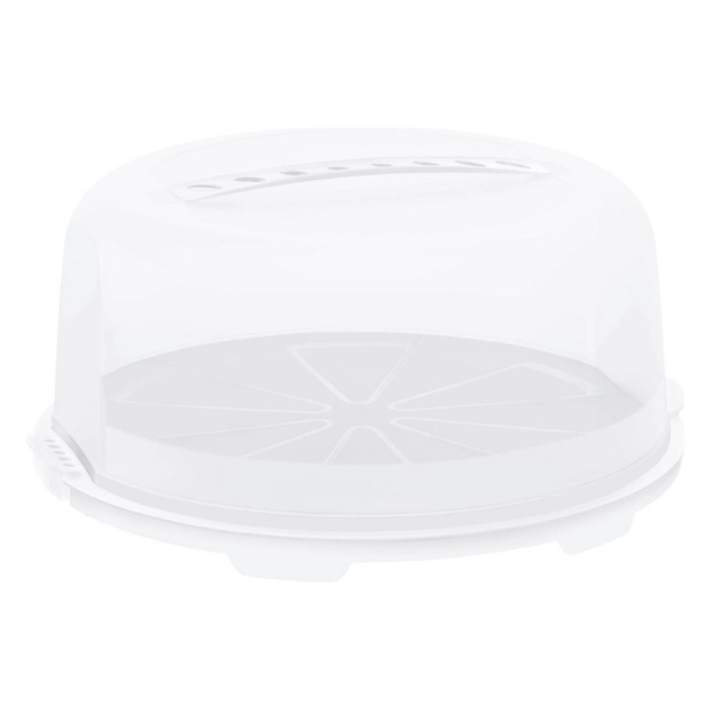 Rotho Fresh Taartdoos 35.5x16.5 cm Wit/Transparant