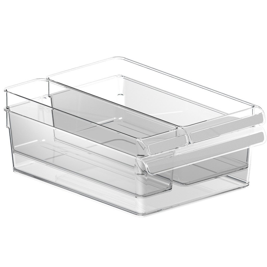 Rotho LOFT Koelkast Organizer Set 3-delig Transparant