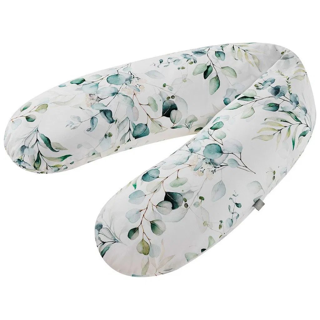 Rotho Voedingskussen Bladeren Motief 190x35 cm Groen/Wit