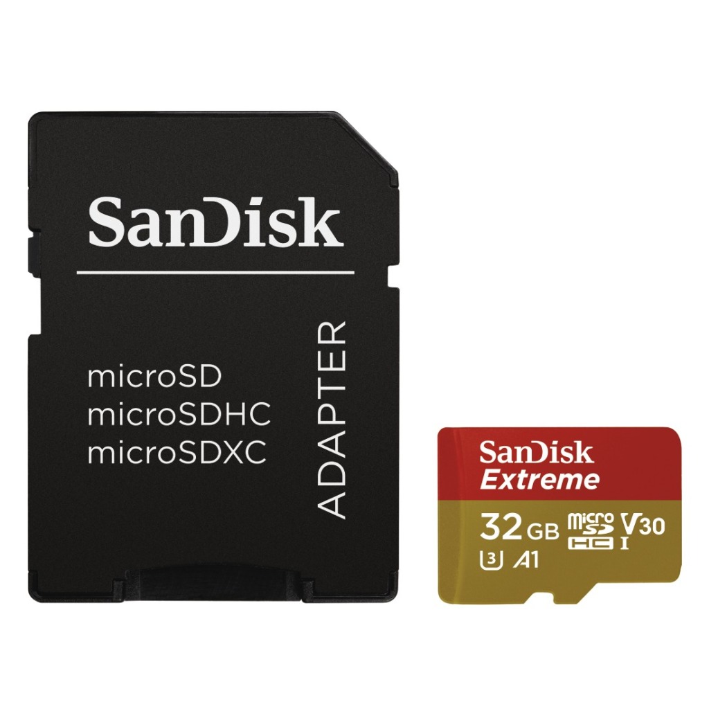 Sandisk MicroSDHC Extreme 32GB 100mb / 60mb