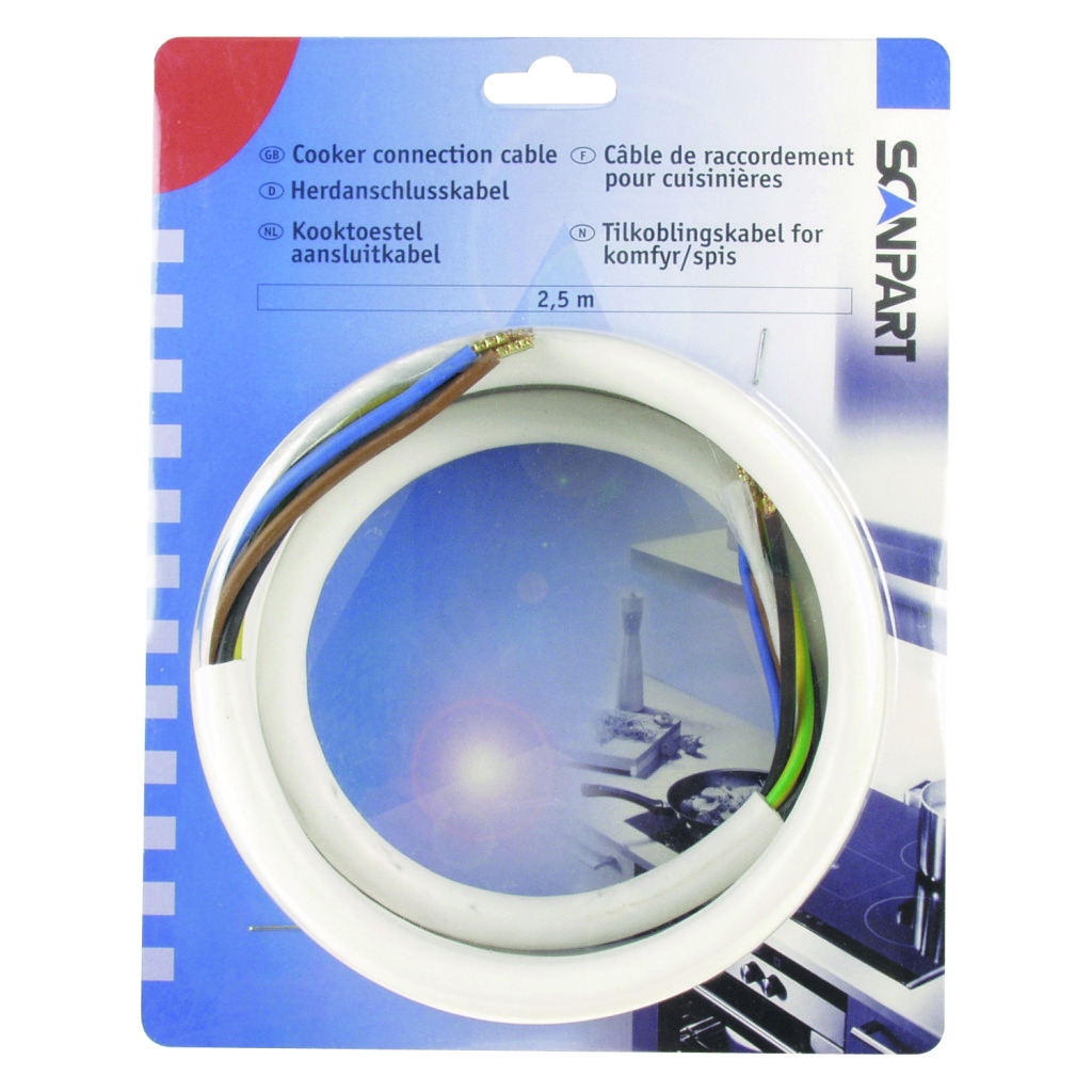 Scanpart 1191025525 F113 Oven Aansluitkabel 5x2