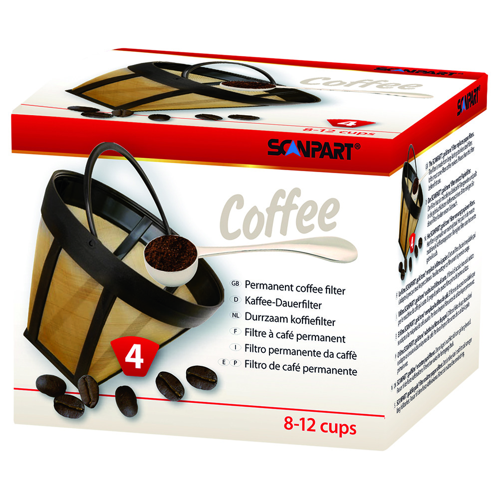 Scanpart Speed Koffiefilter Goldtone Nr.4