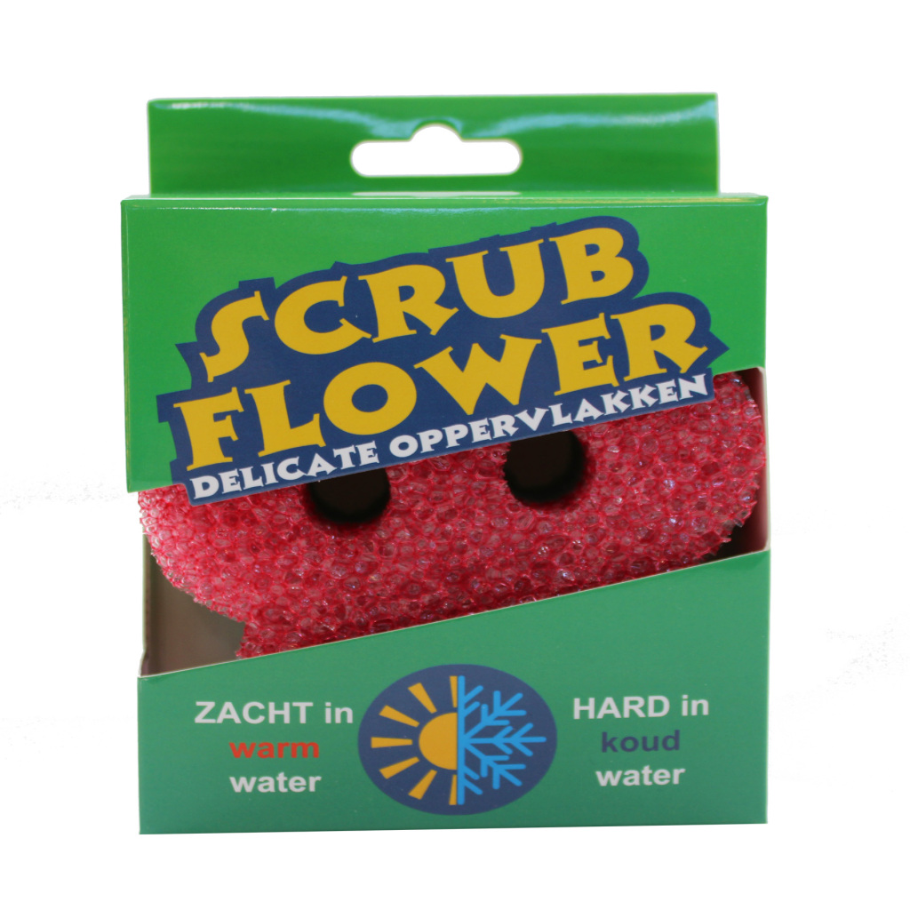 Scrub Flower Spons Delicate Oppervlakken