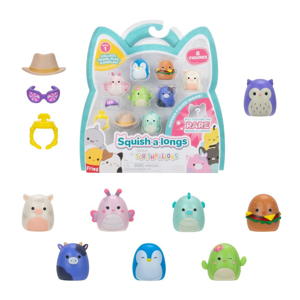 Squishmallows Squishalongs 8 Stuks