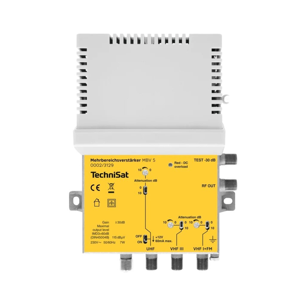 Technisat MBV 5 Multirange Versterker Geel/Grijs
