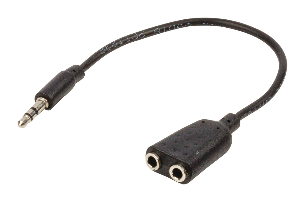 Valueline VLAP22100B02 Jack Stereo Audio Verdeelkabel 3