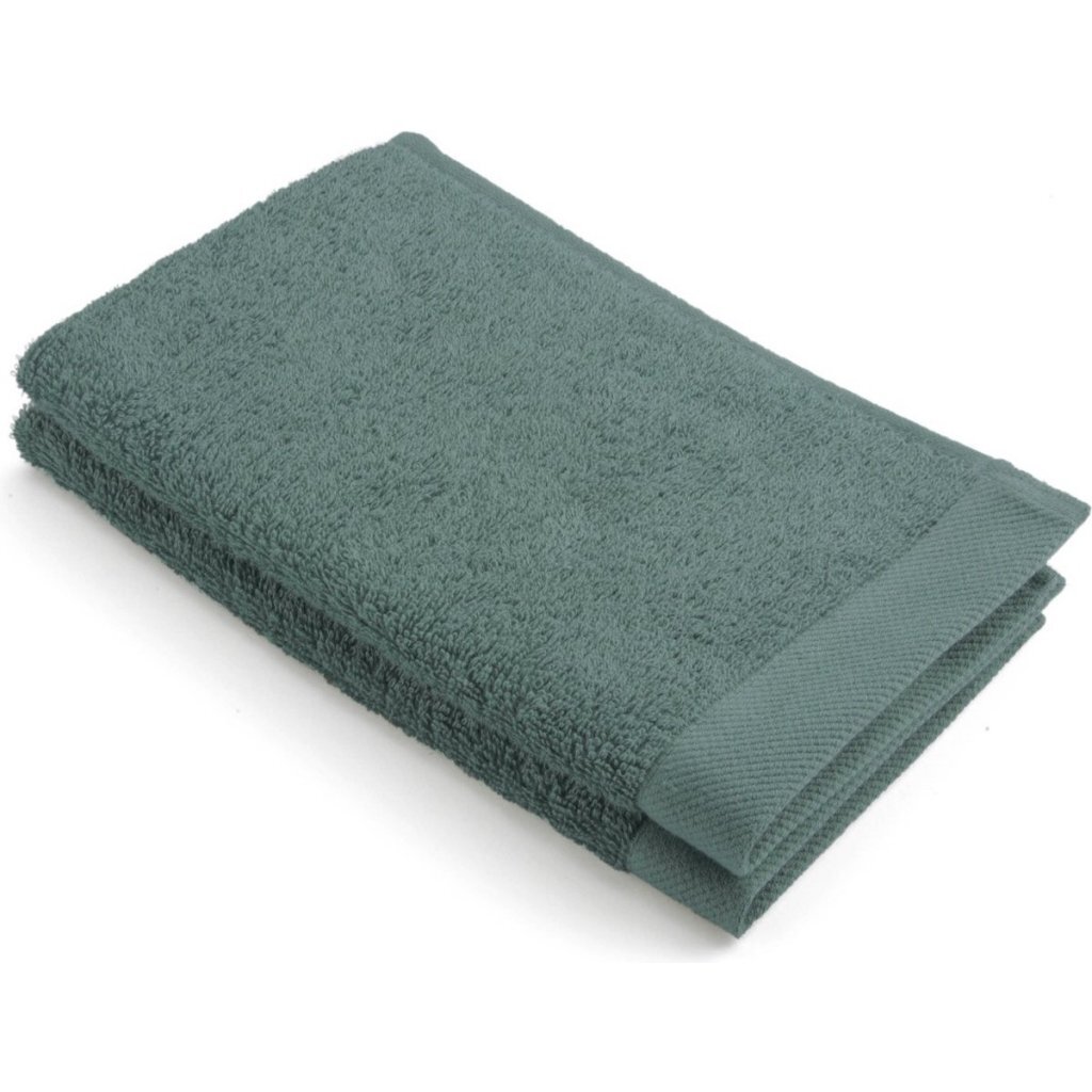 Walra Gastendoek 30x50 cm 2 Stuks Gerecycled Katoen/Donkergroen
