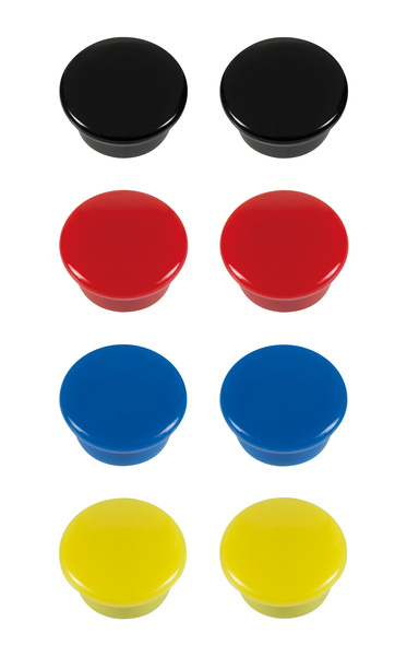 Westcott AC-E10807 Magneet Assorti Pak à 8st. Ø 15x8mm