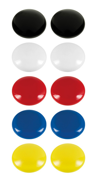 Westcott AC-E10814 Magneet Assorti Pak à 10st. Ø 25x11