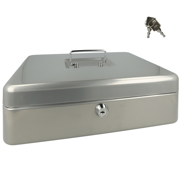 Westcott AC-E51002-ZI Geldkist 301x242x91mm Zilvergrijs