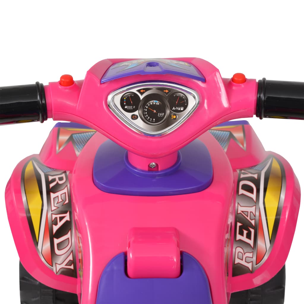 vidaXL Loopquad met licht en geluid roze en paars - Afbeelding 4