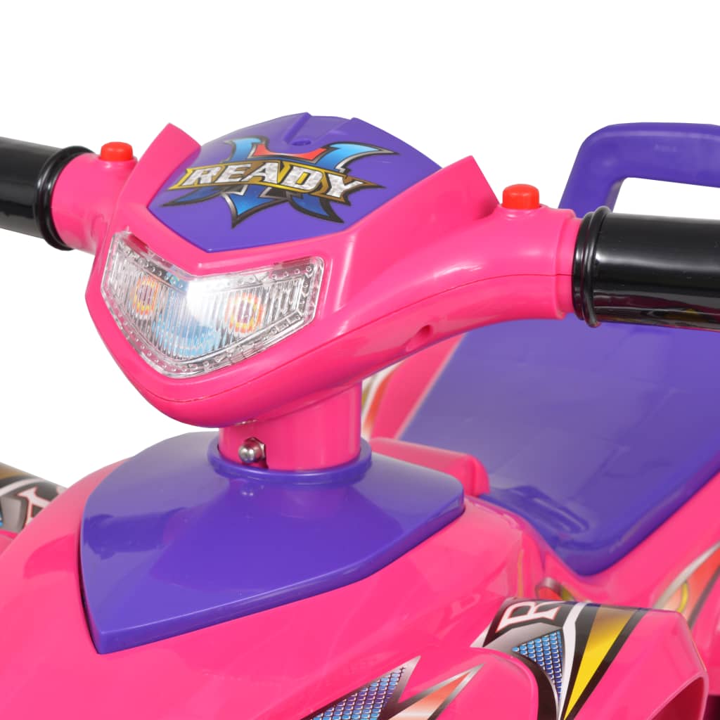 vidaXL Loopquad met licht en geluid roze en paars - Afbeelding 5