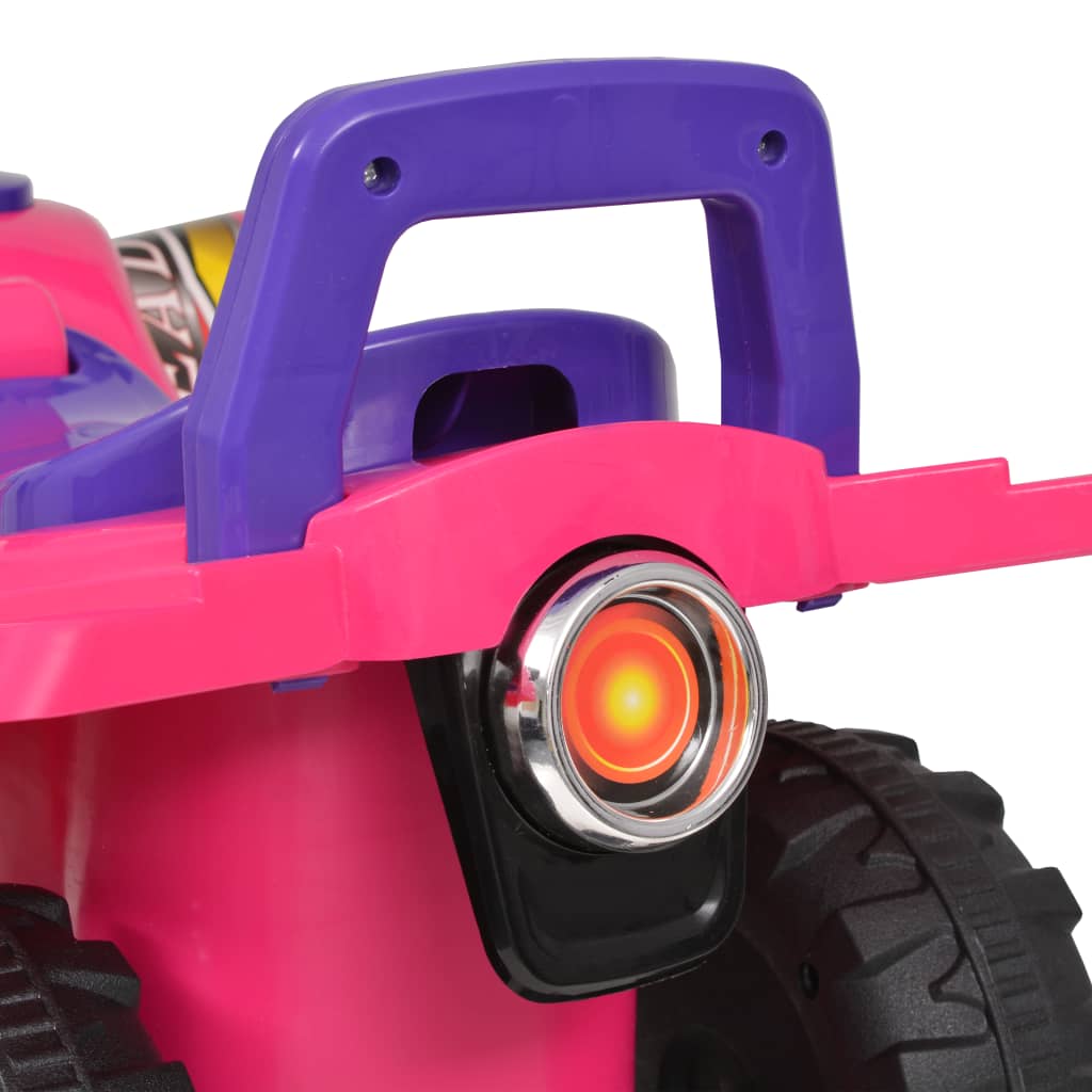 vidaXL Loopquad met licht en geluid roze en paars - Afbeelding 6