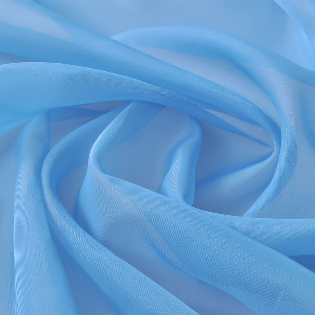 Voile 1,45 x 20 m turquoise - Afbeelding 2