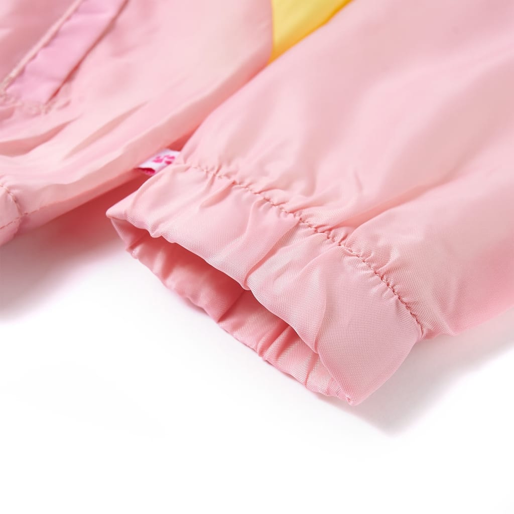 Kinderjas met capuchon en rits 116 meerkleurig - Afbeelding 6