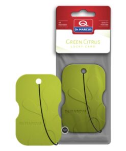 Car Air Freshener Dr Marcus LUCKY CARD GREEN CITRUS Citric Plastic