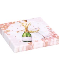 Alternative view of 3-Laags Papieren Servetten Hearts Bubbles 33x33 cm 20 Stuks