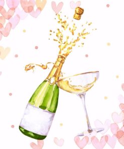 3-Laags Papieren Servetten Hearts Bubbles 33x33 cm 20 Stuks