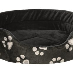 TRIXIE HONDENMAND JIMMY OVAAL ZWART MET POOTPRINT