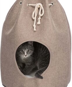 TRIXIE KATTENMAND SCHUILPLAATS NELLI LICHTBRUIN / WIT-TAUPE