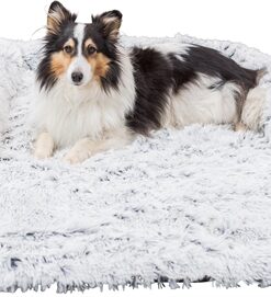 TRIXIE SOFA BED HARVEY MEUBELBESCHERMER HOEKIG WIT / ZWART