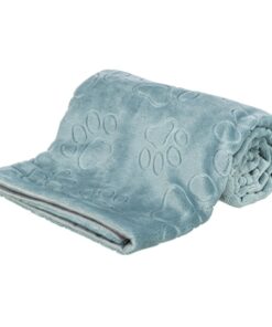 TRIXIE HONDENDEKEN BARRY SOFTPLUCHE BLAUW / GRIJS