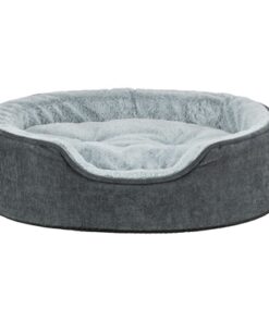 TRIXIE VITAL HONDENMAND LINO SOFT OVAAL GRIJS / LICHTGRIJS