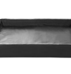 BIA BED KUNSTLEER HOES HONDENMAND ZWART