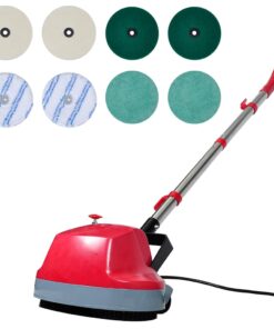 5-in-1 Tweekoppige vloerschrobber & polijstmachine