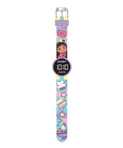 Accutime Gabby's Dollhouse LED Horloge Rond