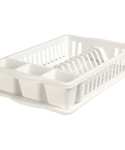 Afdruiprek 39.5x8.5x 26 cm Wit