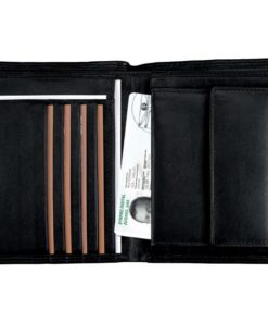 Alassio Combi Portefeuille Nappa Leer RFID Document Safe