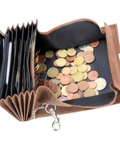 Alassio JU-42198 Kelnerportefeuille Hunter Leer/Bruin