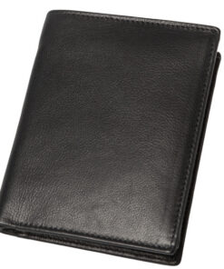 Alassio JU-42245 Portefeuille 12x9.5x2.5cm Leer Zwart