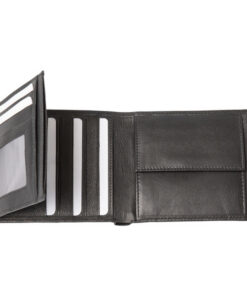 Alternative view of Alassio JU-42246 Portefeuille 10x12x2cm Leer Zwart