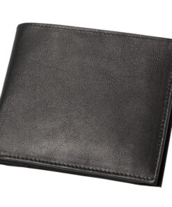 Alassio JU-42246 Portefeuille 10x12x2cm Leer Zwart