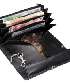 Alternative view of Alassio Kelner Portefeuille Nappa Leer Zwart