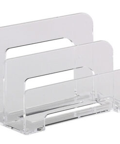 Alco AL-4466 Brievenstandaard Acryl 2-vaks Transparant 75x150x95mm