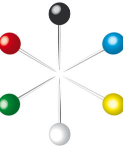 Alco AL-628A Markeerspelden Doosje A 80 Stuks Verschillende Kleuren