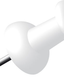 Alco AL-662-10 Pushpins Doosje A 40 Stuks Wit