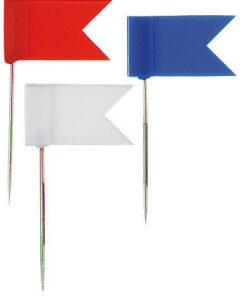 Alco AL-710 Markeervlaggetjes 20 Stuks In Doosje Wit