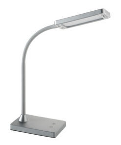 Alco AL-907-28 Bureaulamp Zilver LED 230v 6W Dimbaar 43cm