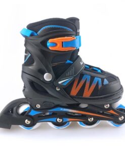 Alert Inline Skates Maat 35-38 Zwart/Blauw/Oranje