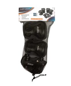 Alert Sport Beschermset M 3-delig Zwart