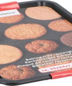 Alpina Bakplaat zwart 35x24 cm