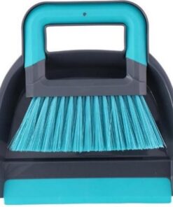 Alpina Stoffer en Blik 19x21.5 cm Blauw/Grijs