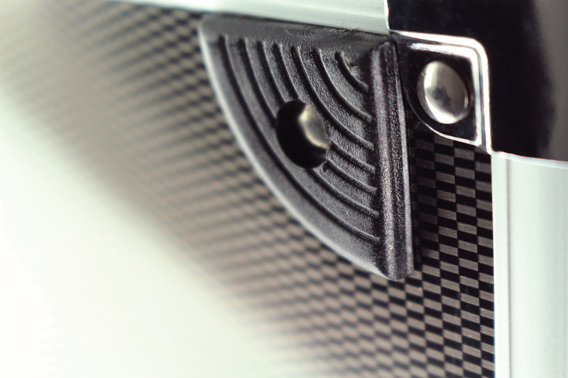 Alumaxx Laptop Koffer C-1 Aluminium Zilver-Carbonlook - Image 4