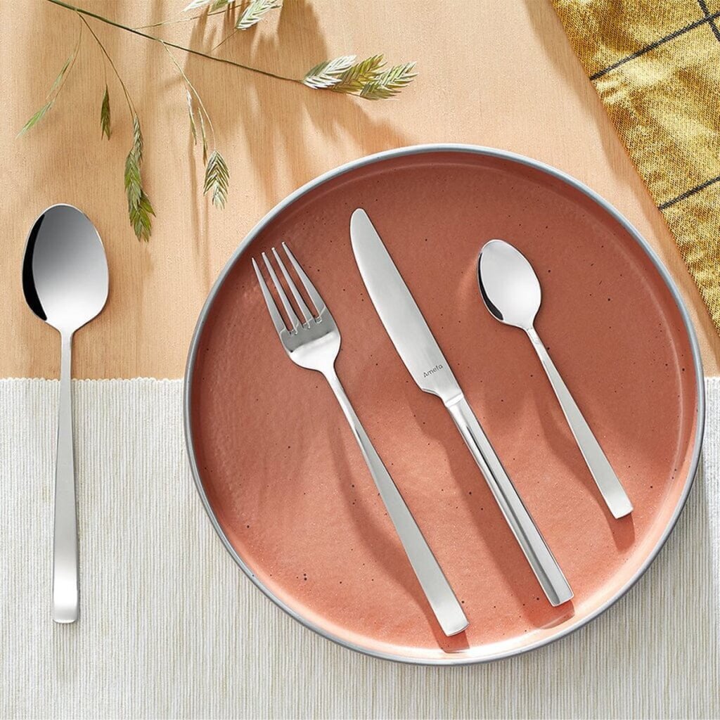 Amefa Bestekset Martin in Houten Kist 24-delig Zilver - Image 3