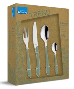 Amefa Eclat Bestekset 24-delig RVS/Groen